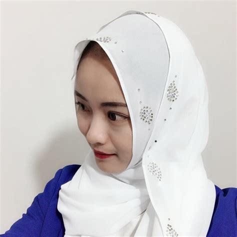 Ol 2018 New Fashion Muslim Hijab Pearl Chiffon Muslim Hijab Pashmina Wrap Hijab Muslim Headband