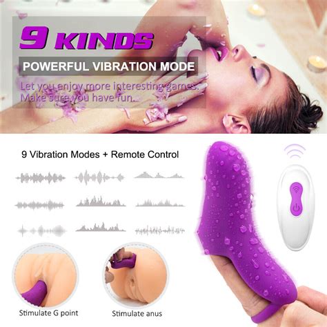 Rechargeable Finger Vibrator G Spot Clit Massage Stimulator Sex Toy For Women Us Ebay