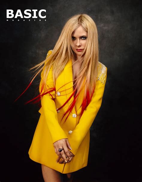 Avril Lavigne Basic Magazine Issue CelebMafia