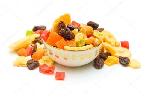 Dried Fruits On Isolated Stock Photo By ©lipsky 30801443