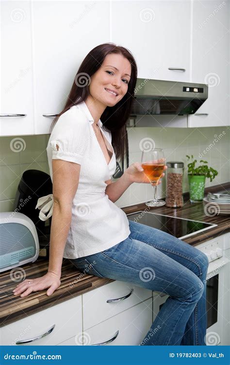 In The Kitchen Stock Image Image Of Food Indoors Working
