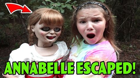 Annabelle Escaped We Found Annabelle In Our Woods Youtube