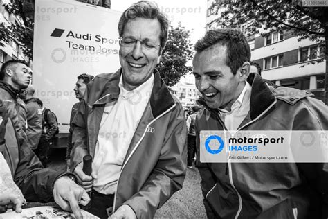 Audi Sport Team Joest Managing Director Ralf Jüttner And Benoit