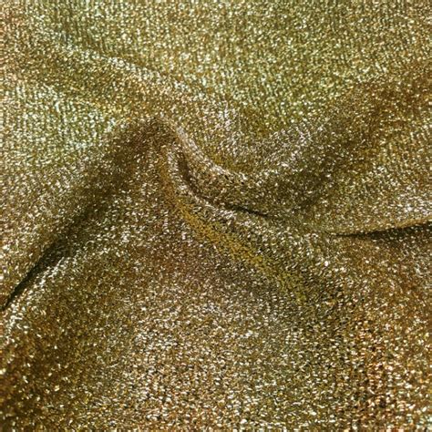 Gold Glitter Cloth By The Metre