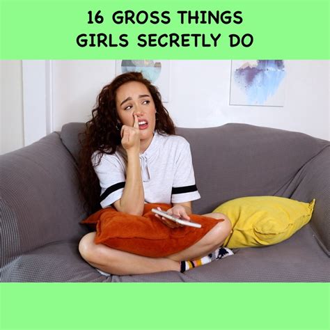 16 gross things girls secretly do wait girls do fart 😧😂 by smile squad comedy