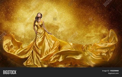 Gold Fashion Model Image And Photo Free Trial Bigstock