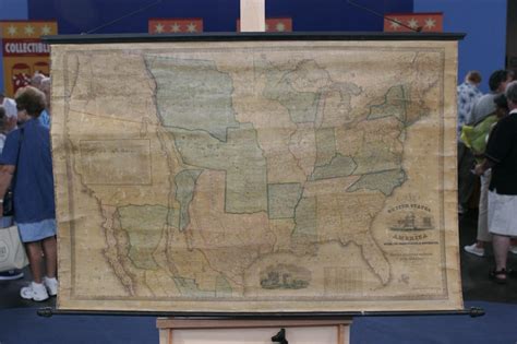 1848 United States Wall Map Antiques Roadshow Pbs