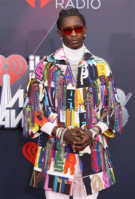 Every Time Young Thug Looked Like Hip Hops Next Style Icon Global Grind