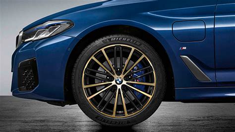 Bmw Light Alloy Wheel V Spoke Style Bicolor Night Gold Gloss Lathed