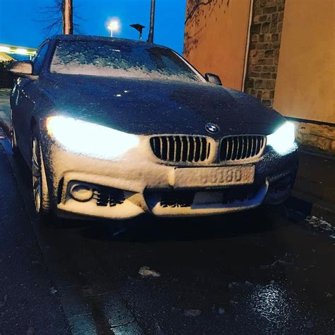Snowy Face In January Bmw 440i Winter Cars Champagnequartz Bimmer