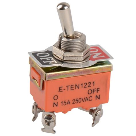 4 Pin Toggle Switch Onoff 15a 250v Electronic Components Parts Shop