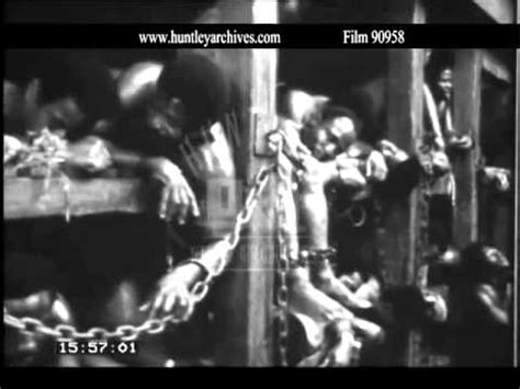 Historical Reconstruction Slaves In The Hold Of A Slave Ship Film