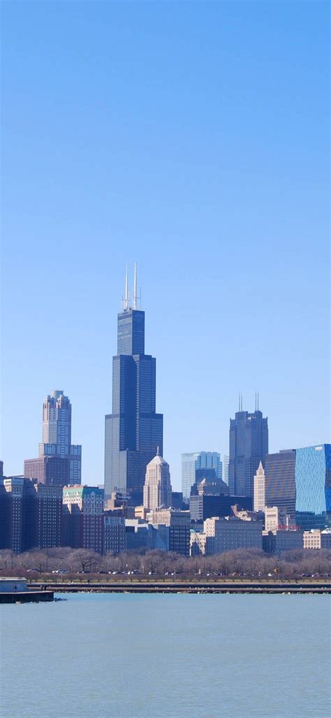 Chicago Skyline Iphone Wallpapers Top Free Chicago Skyline Iphone Backgrounds Wallpaperaccess