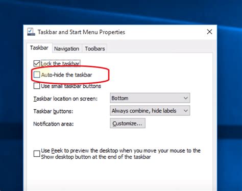 How To Hide Taskbar In Windows 10 Steps