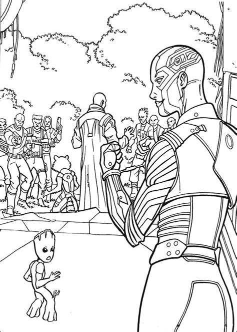 You could also print the image by clicking the print button above the image. Guardians of the Galaxy coloring pages to download and ...