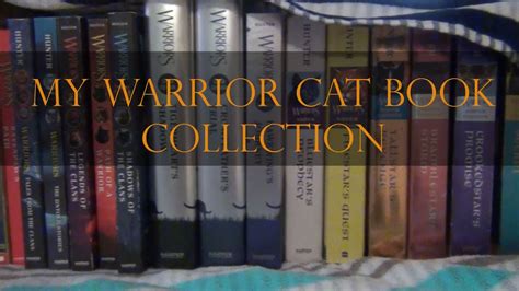 Into the wild by erin hunter, bluestar's prophecy by erin hunter, crookedstar's promise by erin hunter, the darkest hour by e. //My warrior cat book collection// - YouTube