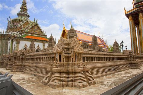 Wat Phra Kaew Temple Of The Emerald Buddha In Bangkok