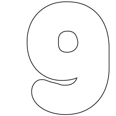 10 best large printable numbers 0 9 printablee com