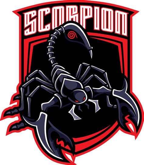 Scorpion Esport Mascot Logo Design By Visink