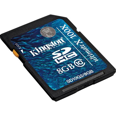 Kingston 8gb Sdhc Memory Card Gen 2 Ultimate X Class Sd10g28gb