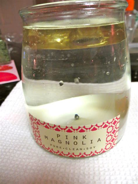 Put the pot on the stove, place your jar candle in the water, and use an extremely low heat to warm the water and soften the wax (enough to collect. How To Remove Wax From A Candle Jar in 7 Easy Steps ...