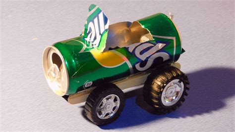 How To Make A Car Using Coca Cola Can Electric Toy Car Youtube