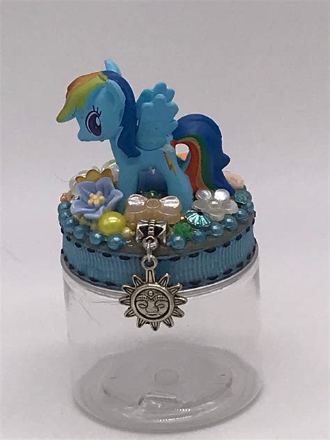 My Little Pony Rainbow Dash Trinket Jar Party Favor Stocking Etsy