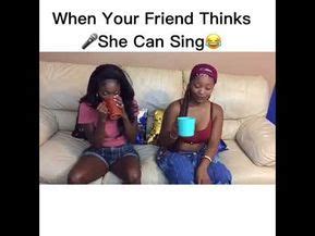 Connect with your friends from all over the world or sing with top artists! When Your Friend Thinks She Can Sing ‍♀️ - YouTube (With images) | Singing funny, Singing meme ...