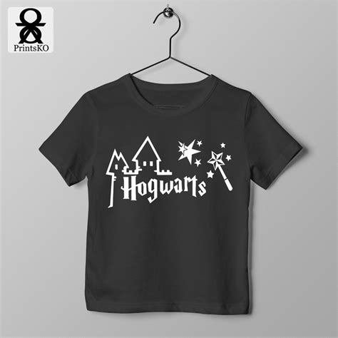 Harry Potter Kids Shirt Hogwarts Design Shopee Philippines