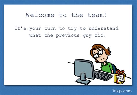 1.1 welcome messages to new employees welcome aboard. You Rock My Hello World_ : Developer Greeting Cards | Takipi Blog