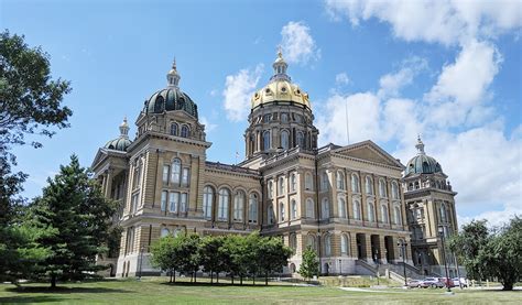 Historic Iowa State Capitol Dome Restoration Shuck Britson