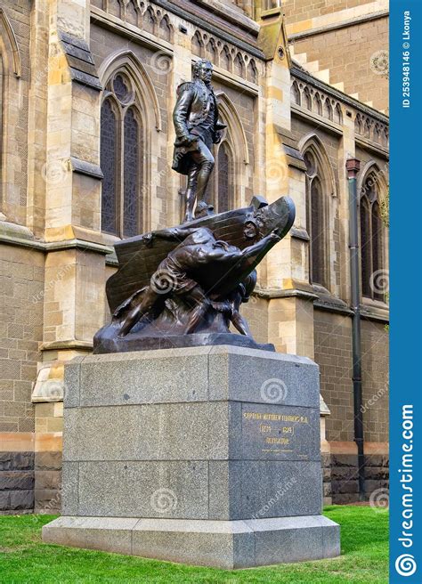 Captain Matthew Flinders Statue Melbourne Editorial Photo Image Of