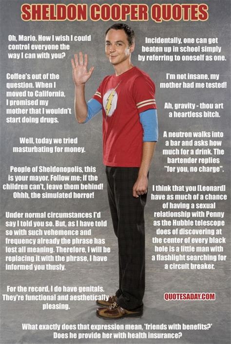 Sheldon Cooper Quotes Funny Quotes The Big Bang Theory