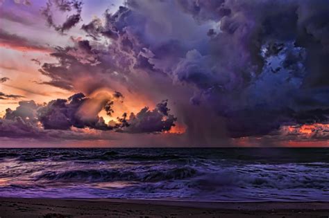 Florida Coastal Storm Clouds Beautiful Nature Beautiful Sky