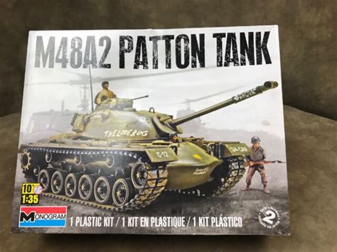 Monogram M48a2 Patton Tank Plastic Model Kit For Sale Online Ebay