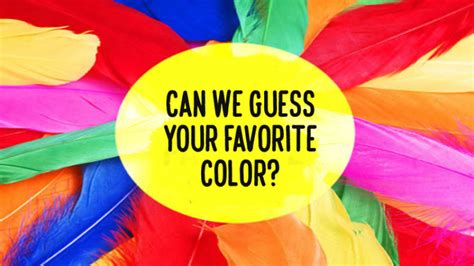Quiz Can We Guess Your Favorite Color Womenworking