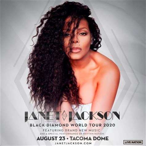 janet jackson black diamond world tour in seattle at tacoma dome