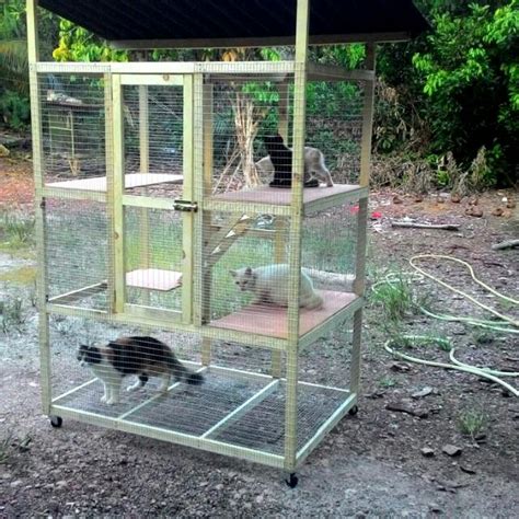 Tapi jaring tu tak sesuai untuk kucing yang ganas. Diy Sangkar Kucing Guna Pvc - Pagar Rumah