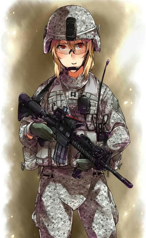 Sooohl Anime Military Military Girl Kawaii Anime Girl Anime Art Girl