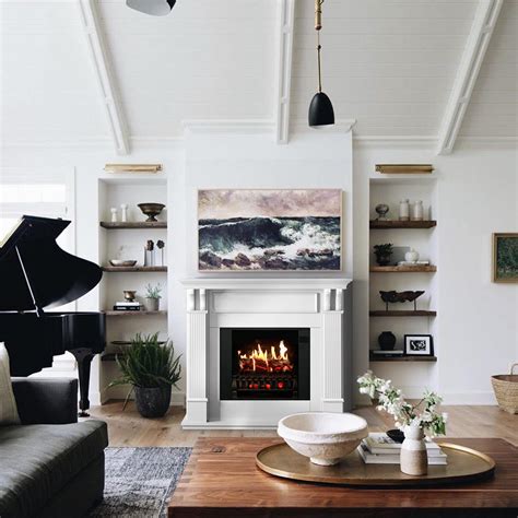 Magikflame Electric Fireplace With Mantel Trinity White 30 Flames