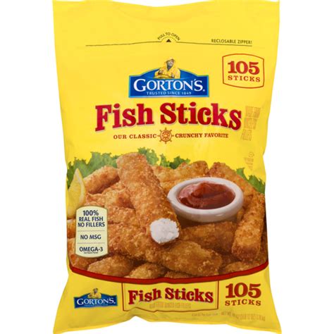 Gortons Crunchy Breaded Fish Sticks 054 Oz Instacart