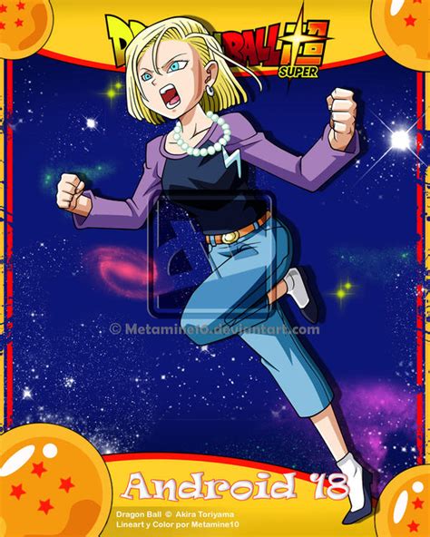Dbs Android 18 By Metamine10 On Deviantart