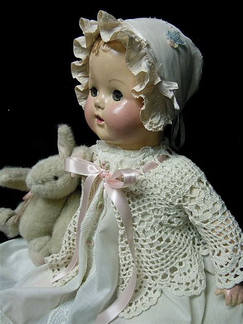 Vintage Large 24composition Baby Doll Great Condition 1930s