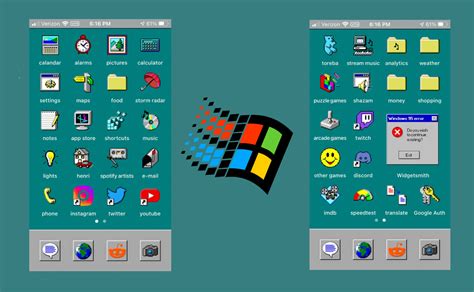 Iconos De Windows Con Sus Nombres Heatstrip