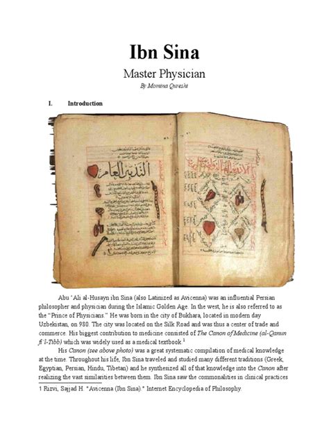 Masterphysician Ibn Sina Medicine Wellness