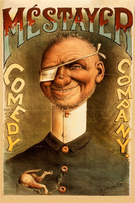 Mestayer Comedy Company Vintage Poster Comedy Poster Vaudeville