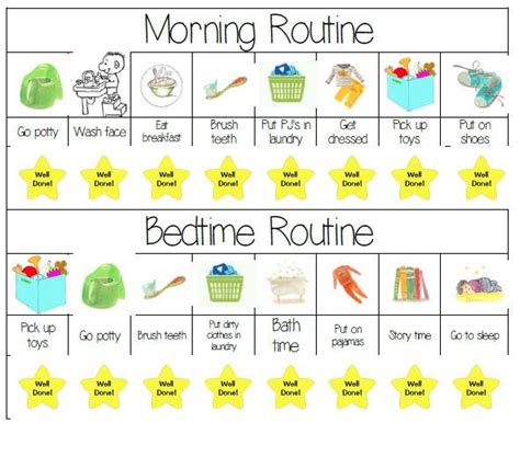 Daily Routines Examples