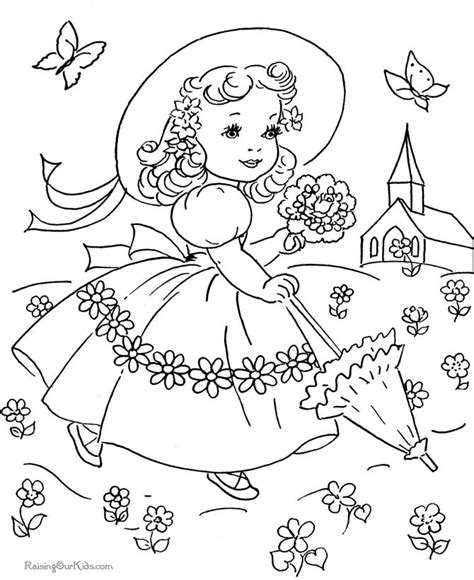 Vintage Coloring Book Pages Coloring Home