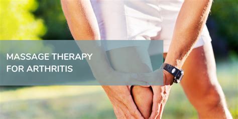 Massage Therapy For Arthritis • Life Therapies Health And Wellness Centre Ottawa