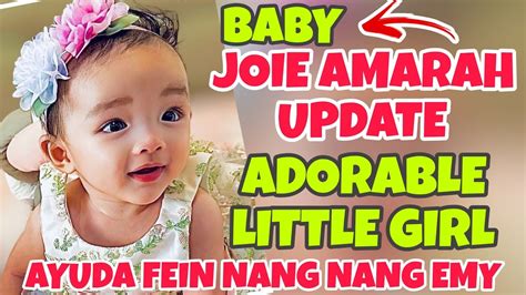 Baby Amarah Update Ayuda From Nang Nang Emy So Adorable Little Girl